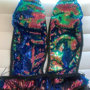 Unique Sequin Festival/EDM Bodysuit